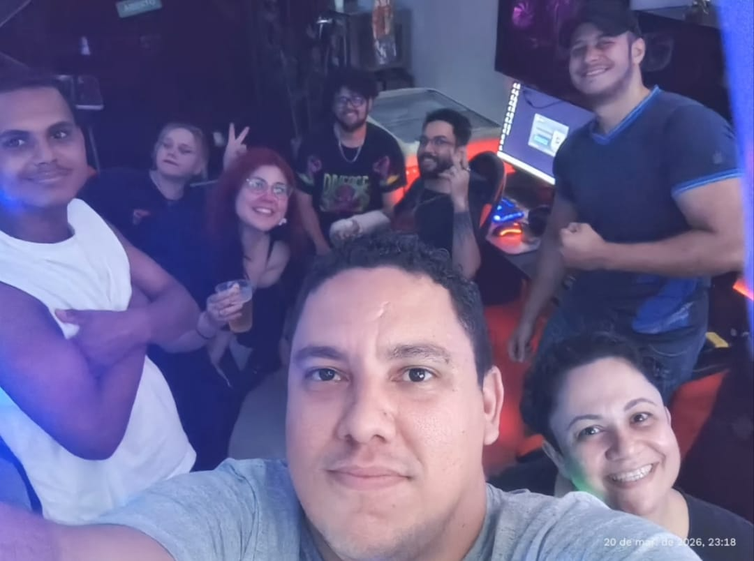 Robson e comunidade da Espaço Gamer